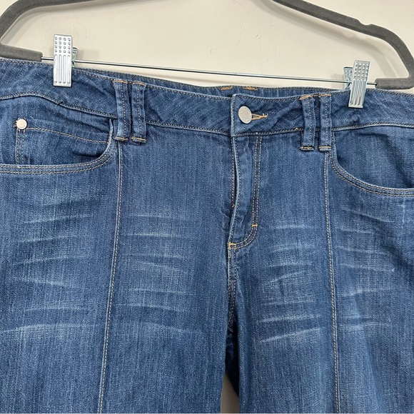 Esprit vintage Wide leg bell bottom bootcut denim jeans size 14 - Picture 15 of 15